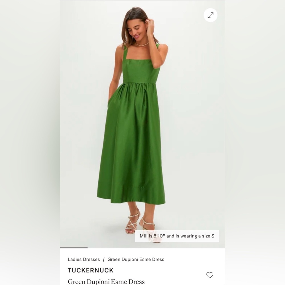 ✨TUCKERNUCK Green Dupioni Esme Dress XL NEW WITH TAGS ✨✨ OPEN TO OFFERS